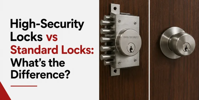 High-Security Locks vs Standard Locks: What’s the Difference